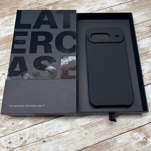 Latercase Pixel 9 Midnight Black Impossibly Thin Phone Case New Open box